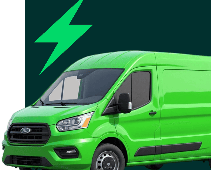 Camion de service Volt Québec prêt pour un chantier résidentiel